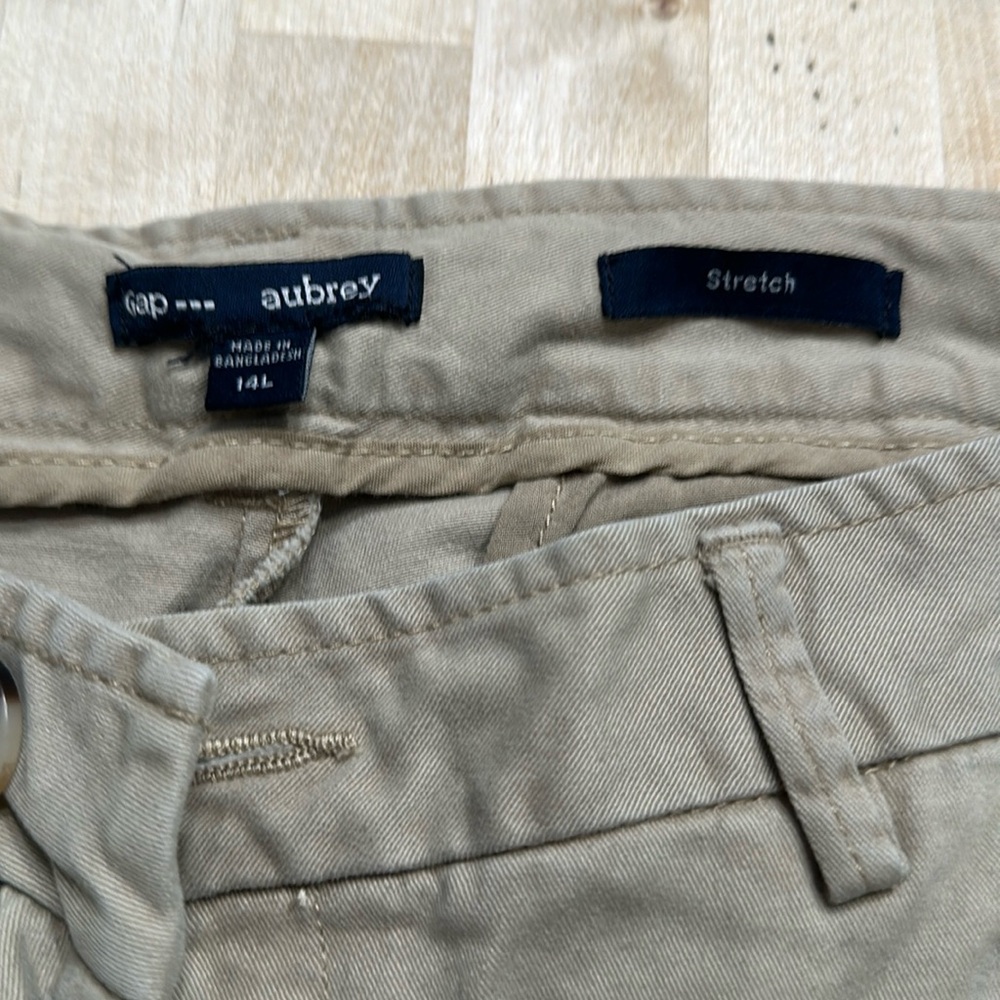 Gap Aubrey stretch khaki pants size 14 L
